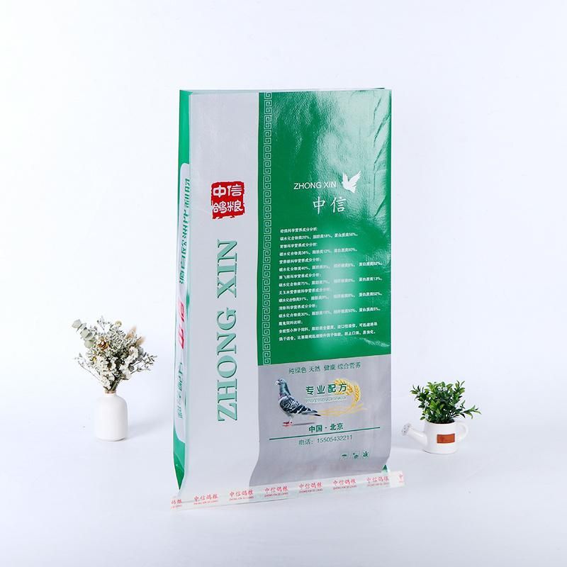 Plastic Poultry Feed PP Bags for Packaging Fish Meal Animal Snack Duck Feed Sack