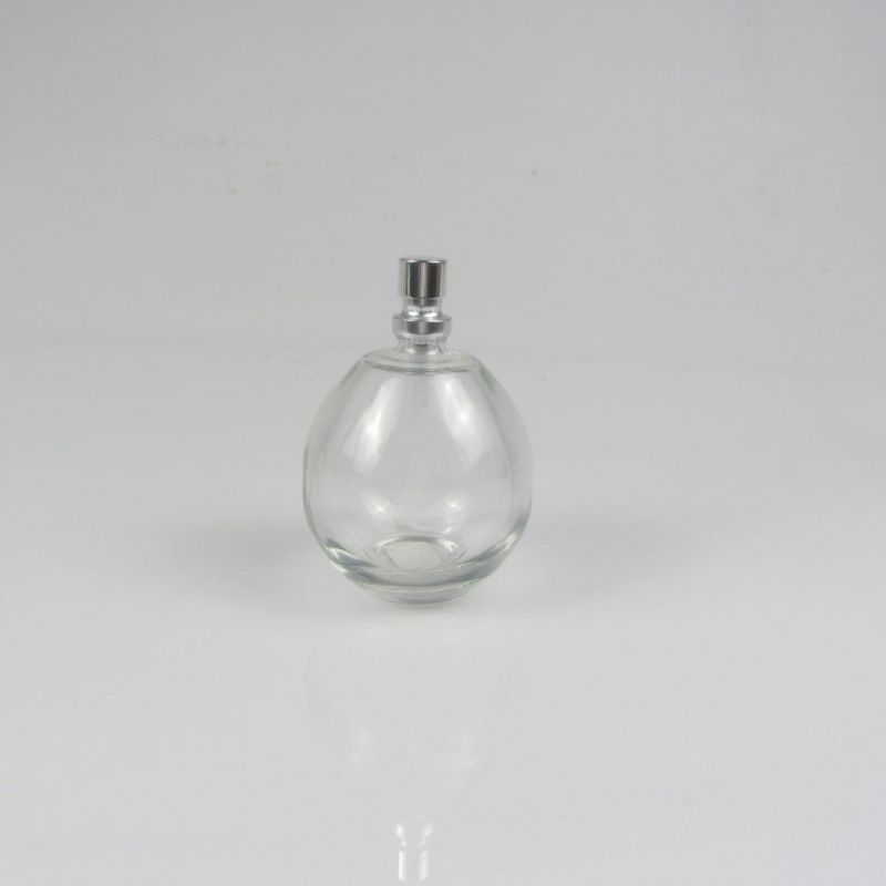 Round Parfum Bottle Design Luxury Spray Glass Perfume Bottle