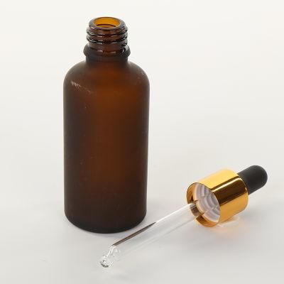 Glass Dropper Custom Flat Shoulder Essential 30ml Glass Bottle with Dropper