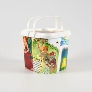 Popular Iml Injection Disposable PP Cracker Container Box with Lid for Biscuit Cookies