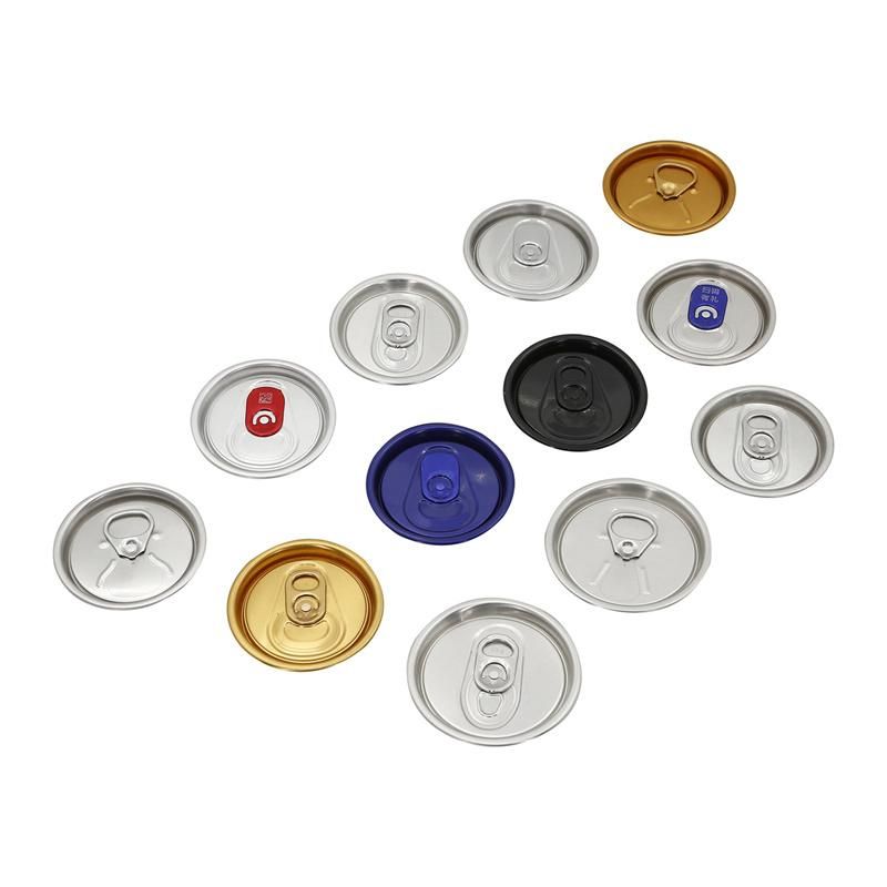 Sleek 330ml Aluminum Cans with 202 Lids for Carbonated Drinks