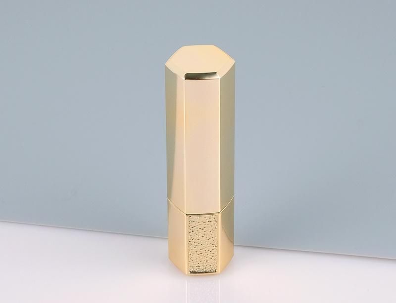 Hot Sale 3G Luxury Golden Plastic Packaging Slim Gloss Lipstick Tube