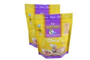 Plastic Resealable Stand up Pouch for Chia