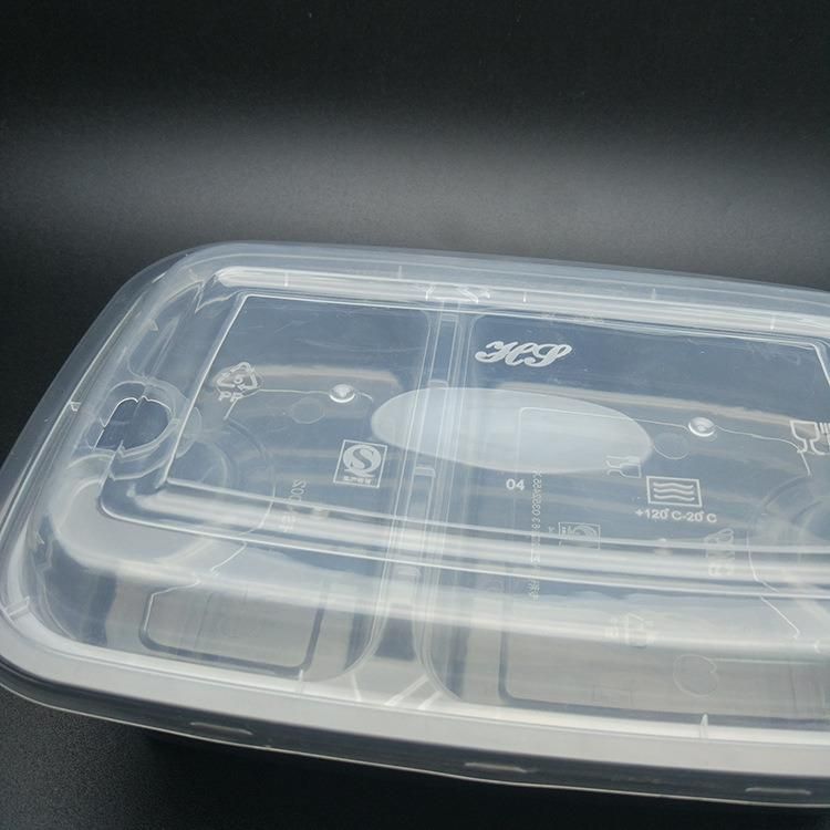 Hot Sale Disposable Plastic Food Container 1500ml PP Lunch Box