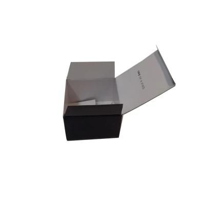 Corrugated Small Black Paper Packaging Box for Gift