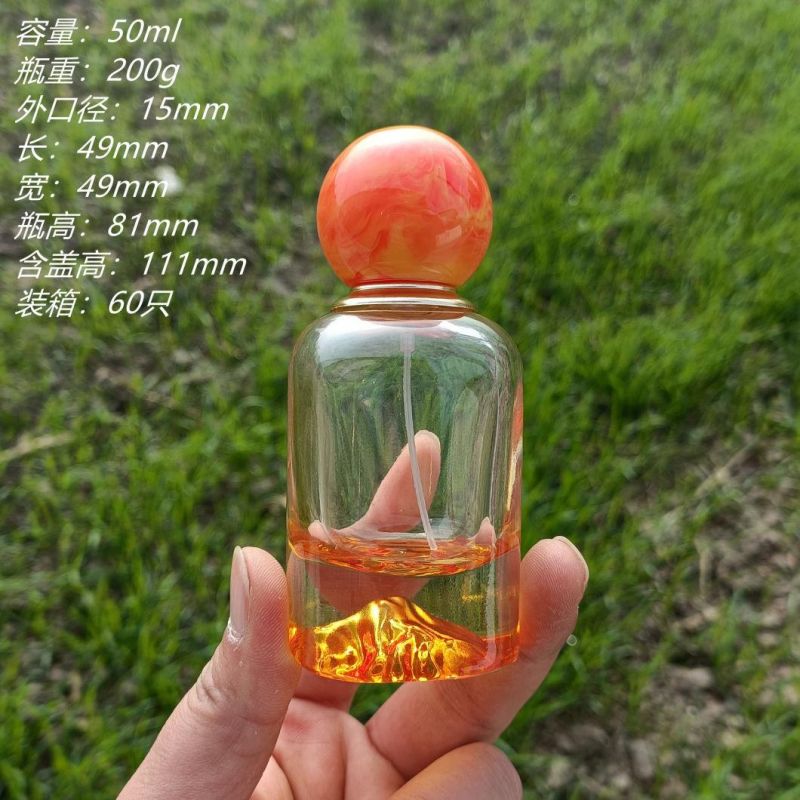 50ml Crimp Refillable Glass Spray Bottle Empty Atomizer Perfume Bottles Luxury Perfume Bottles