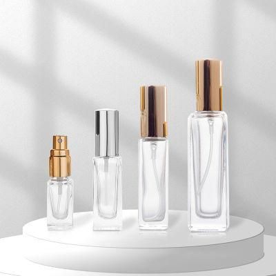 3ml 6ml 10ml 20ml Glass Perfume Spray Bottle with Aluminum Cap Mini Glass Cosmetic Packaging Bottle