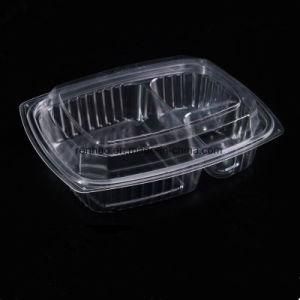 Disposable Transparent Plastic PVC/Pet/PP/PS Supermarket Food/Cake/Bakery Foam Container Take out Food Packing Box