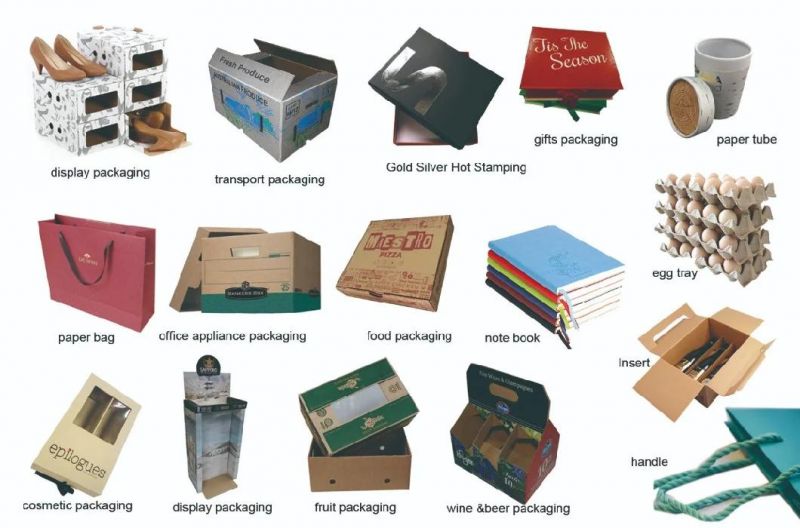 Corrugated Cardboard Printing Box with Handle