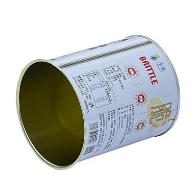 8110# Customize Food Grade Round Tin Can for Food Packaging