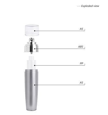 High Quality 30ml 60ml 90ml AS Airless Pump Bottle