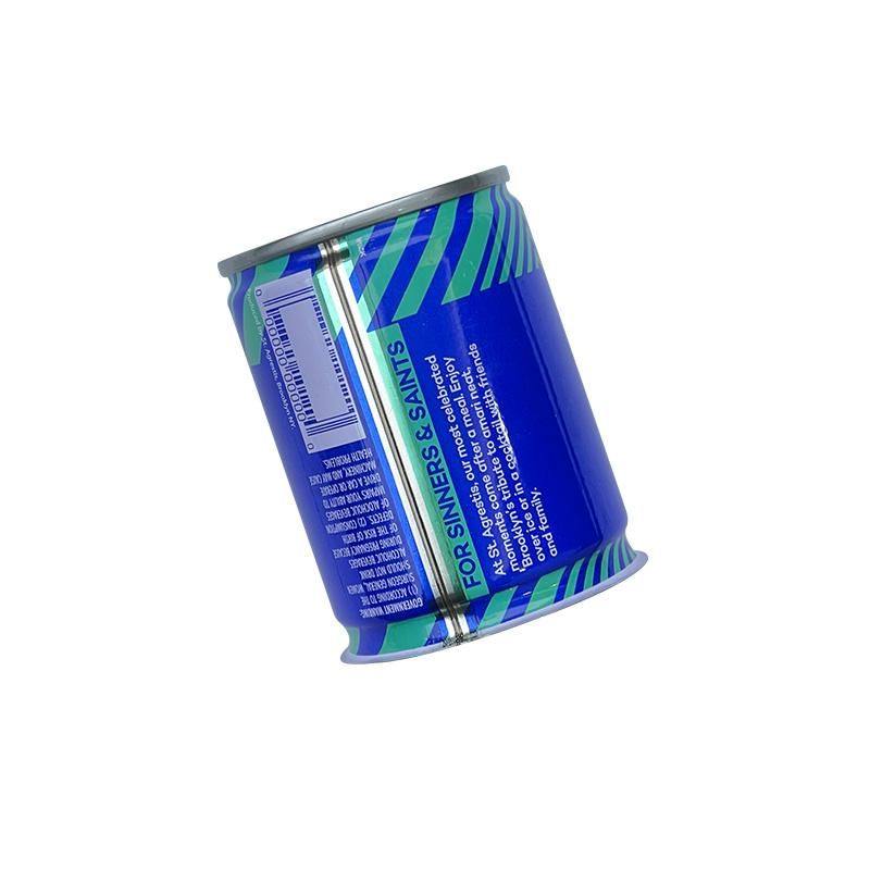 571# Customization Printed Empty Mini Box Small Food Can for Juice Beverage Food Packing
