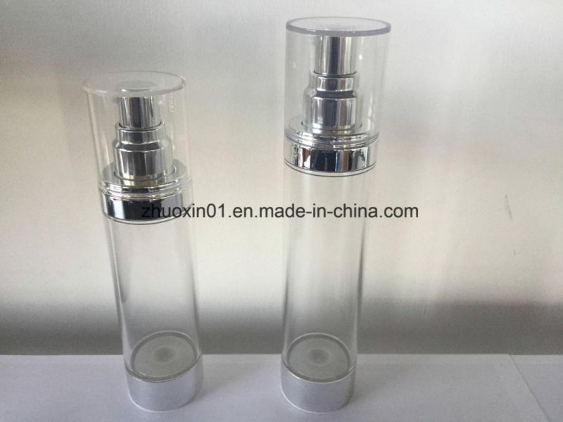 UV Coating Popular Design Plastic Shining Acrylic Airless Bottle