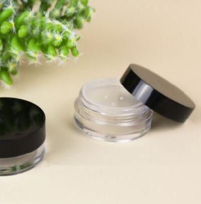 Plastic Travel Cosmetic Makeup Sieve Powder Compact