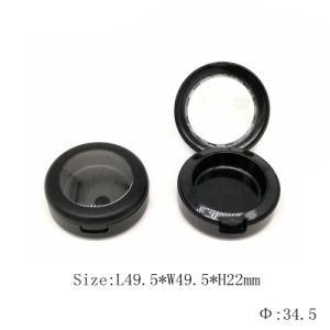Round Empty Plastic Eye Shadow Palette Case