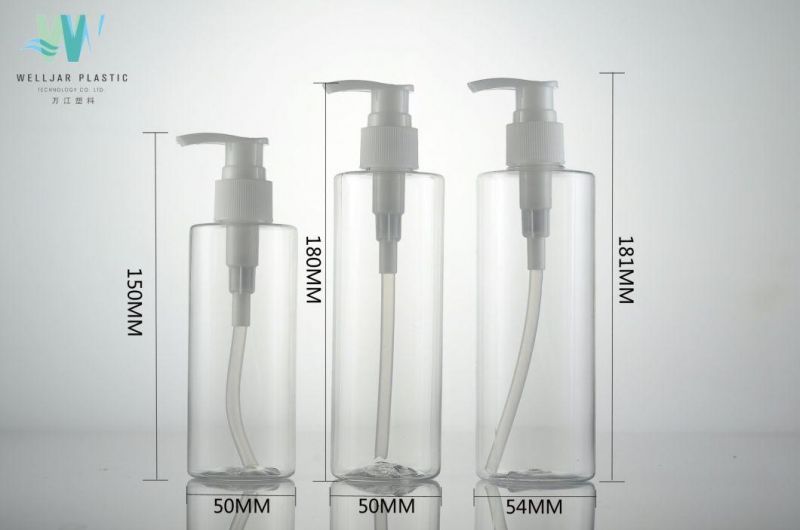 250ml Plastic Pet Bottle of Flat Shoulder