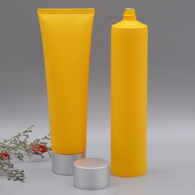 Hand Cream Body Lotion Cosmetic Packaging with Elec-Plating Cap Tube