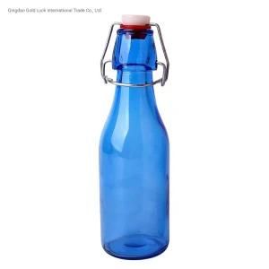 250ml Round Swing Top Bottle with Stopper for Beverages Oil Vinegar