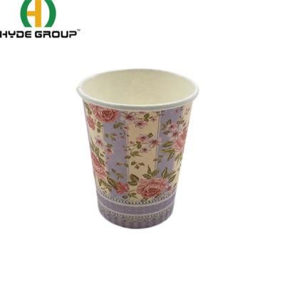 Hot Sales Water Based Ink Plastic Free Printed Paper Cups Coffee for Hot Drink