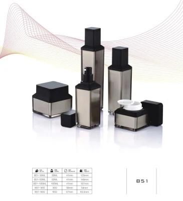 Plastic Lid Empty Serum and Cream Glass Cosmetic Bottle Have Stock