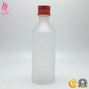 Oblique Shoulder Glass Bottle with Colour Printed Cap