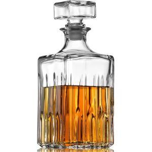 Hot Transparent Wholesale Empty Round Liquor Rum Gin Spirits Vodka 750ml 500ml Glass Tequila Bottles with Cork