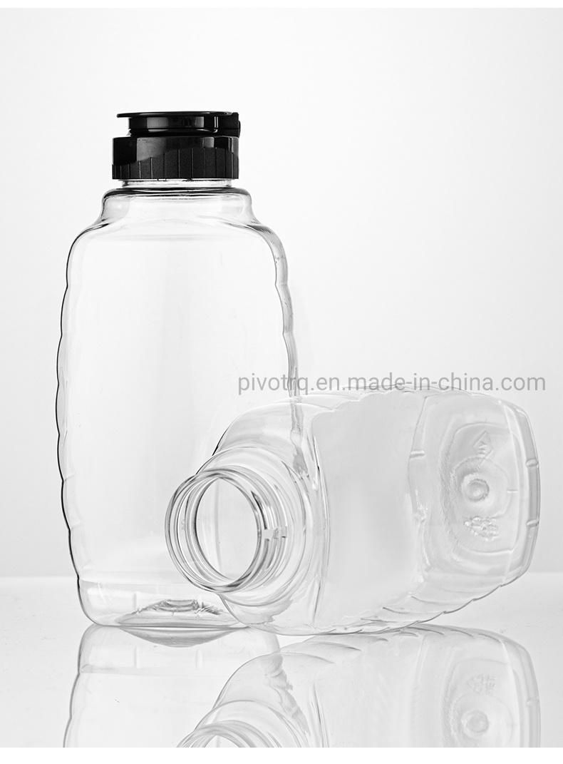 500g Pet Plastic Squeeze Honey Bottle for Packing Honey Syrup