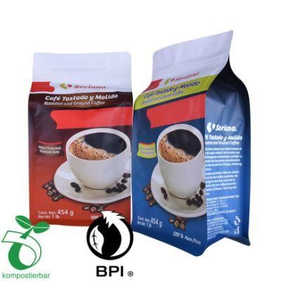 Compostable Materials Colorful Laminated Resealable Coffee Bag
