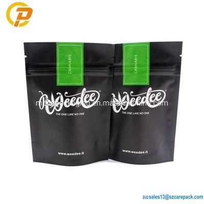 Custom Plastic Zipper Printed Aluminum Foil Food Packaging Pouch with Tear Notches/Clear Windows