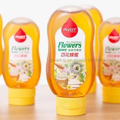 150g Small PP Handstand Plastic Squeeze Honey Bottle with Flip Cap