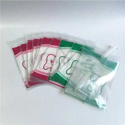 Clear Zipper Top Bag with Pocket Made in China Biohazard Kangaroo Zipper Bag