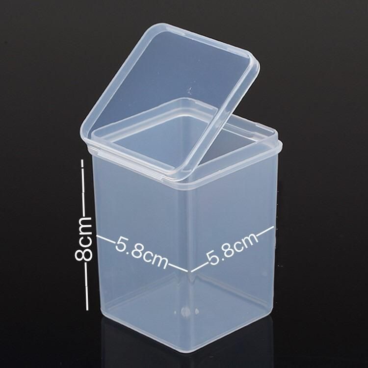 Convenient Cotton Bud/Swab Square Plastic Packing Box, Storage Container