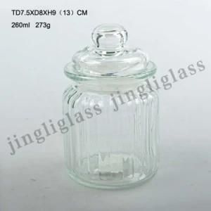 260ml Glass Storage Jar/ Air Tight Storae Jar