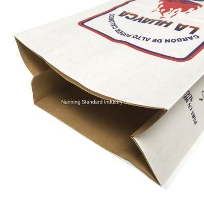 4kg 5kg Kraft Paper Bag for Hardwood Lump Charcoal Paper Bag Coal Briquette Packaging Bag