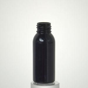 Black 60ml Plastic Empty Pet Hand Sanitizer Gel Spray Bottle