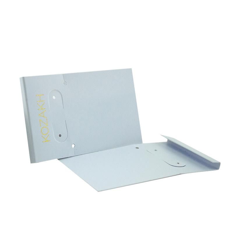 Customer Pure White Special Paper Stick Plastic PVC Jewelry Card Display Hanger
