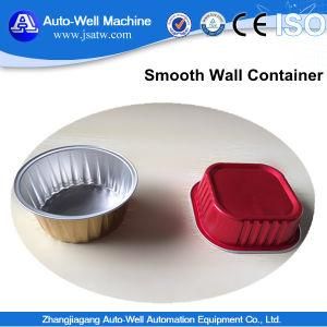 Smooth Wall Alu Foil Container for Food Package