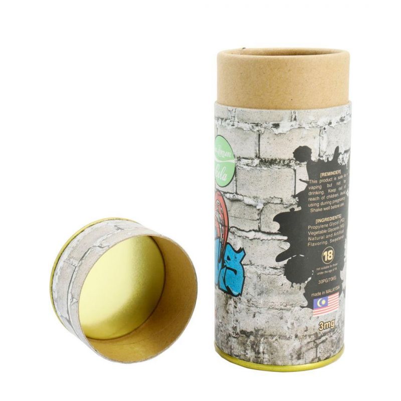 Custom Oval Natural Deodorant Stick Containers Packaging Eco Friendly Cardboard Twist up Kraft Paper Tube