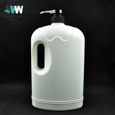 1000ml PE Patterned Detergent Container Hand Squeeze Laundry Press Bottle