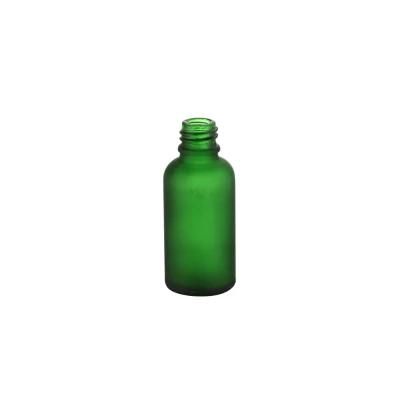 Clear Frosted Glass Dropper Bottle with Bamboo Collar Eco-Friendly Cosmetic Packing 30ml for Essential Oil