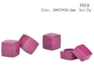 Square Shape Rotate Lip Balm Container Lip Ball Case