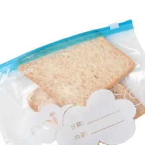Reusable LDPE Double Zip Lock Bag Transparent Zipper Bag