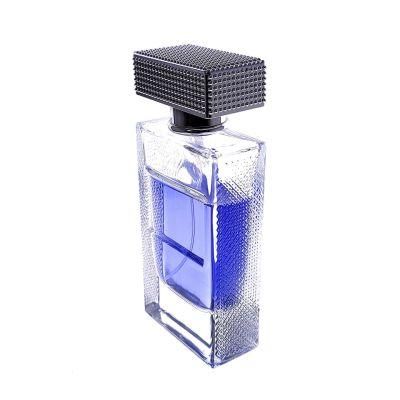 Custom Logo Clear Glass 60ml Spray Bottle Square Atomizer Perfume Bottle