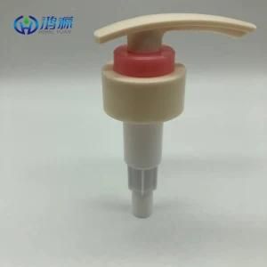 Hongyuan Customized 33mm Plastic Shower Gel Shampoo Pump Head, From China Hand Lotion Pump Dispenser Sprayer Pump