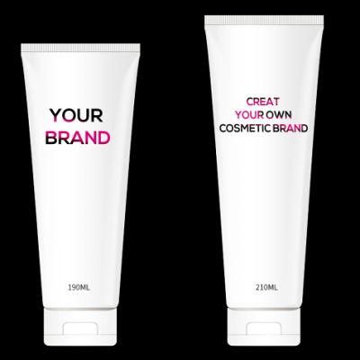 White Black Squeeze Facial Cleanser Cosmetic Hand Foam Cream Lotion PE Plastic Soft Tube