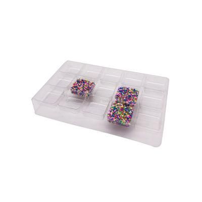 Custom Food Grade Black PS Pet Cavity Blister Plastic Tray