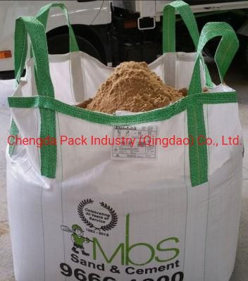 100% New Material PP Jumbo Bag/Ton Bag/FIBC for Fertilizer/Rice/Sand/Soil Packing