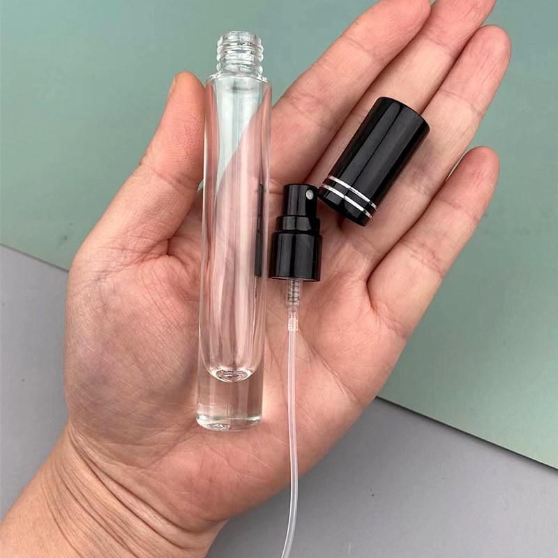 10ml Travel Perfume Bottle Transparent Glass Mist Spray Vial