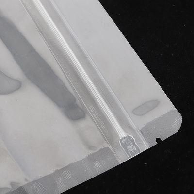 Clear Resealable Composite Food Grade Ziplock Plastic Vacuum Bag for Food