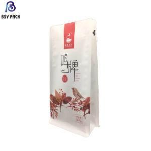 China Factory Custom Printed Rice Paper Bag Tea Packaging with Ziplock